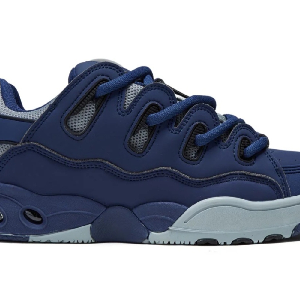 Osiris D3 Og Shoes Navy and Gray Athletic Shoes